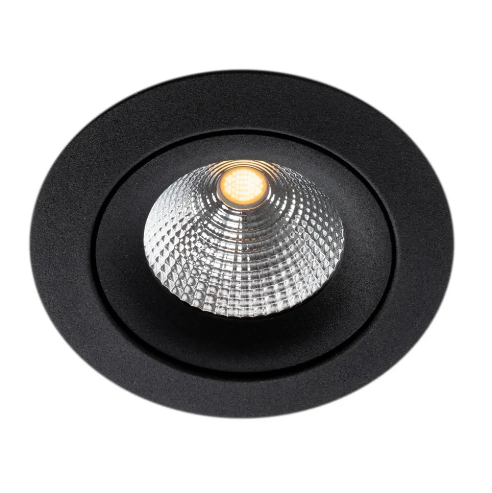 SLC One 360° SunLike LED indbygningslampe sort 930