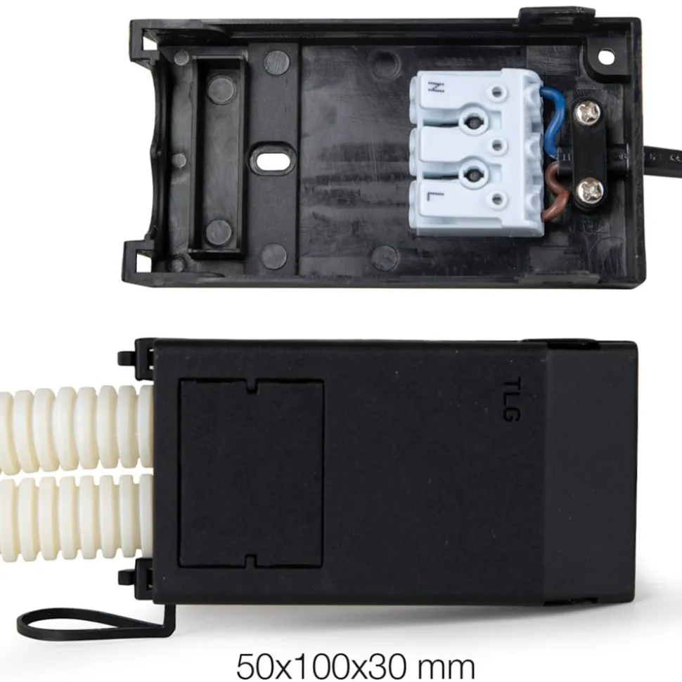 SLC One 360° SunLike LED indbygningslampe sort 930