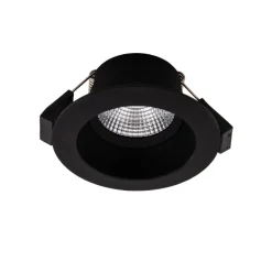 SLC One Soft LED indbygningsspot dæmp-til-varm sort