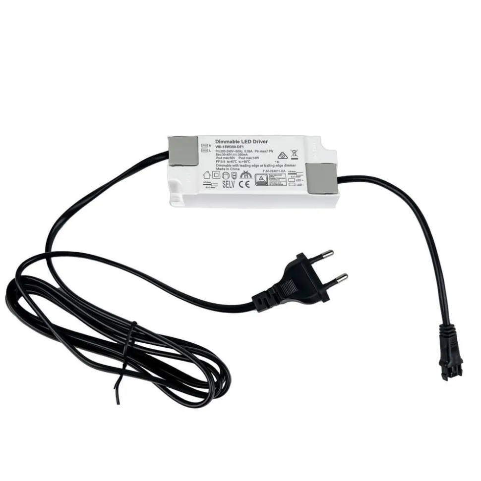 SLC Shift LED-driver, kan dæmpes 350mA maks. 17 W