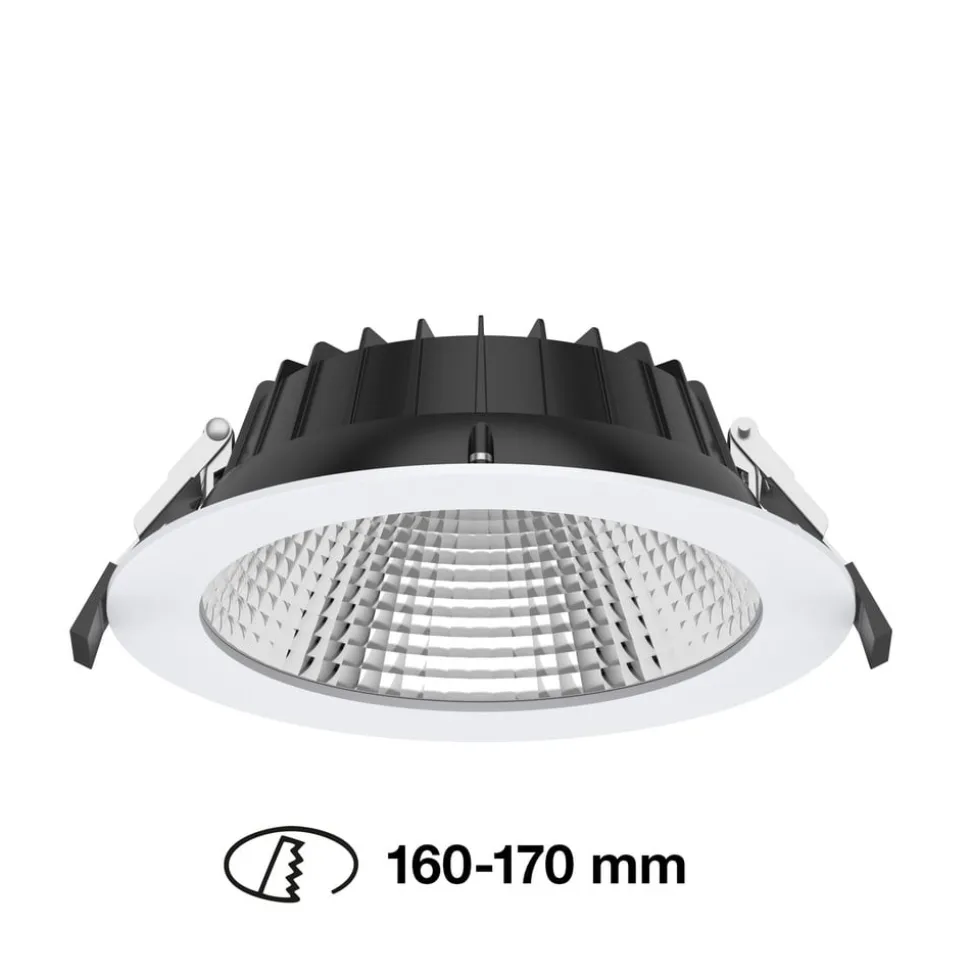 SLC Shift LED-indbygningsspot Ø 19cm CCT, hvid