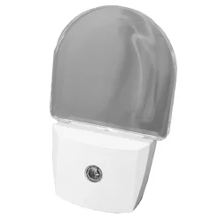 Slim LED-natlampe til stikkontakt, med sensor