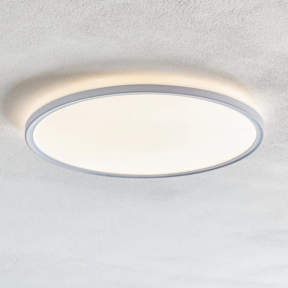 Slim LED-panel rundt RGBW effekt Ø42cm hvidt