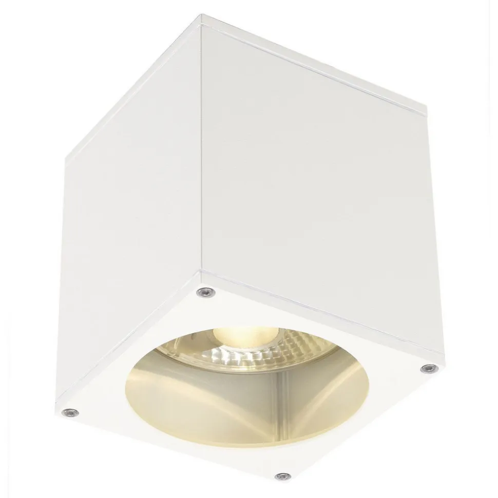 SLV Big Theo udendørs loftslampe, hvid