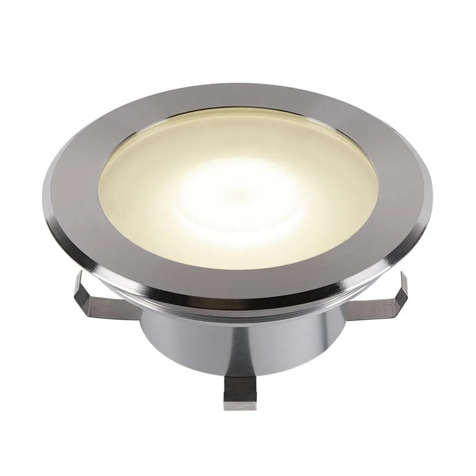 SLV Dasar Flat 120 LED-gulvlampe til indbygning, 3.000 K