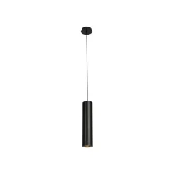 SLV Enola B pendellampe, sort, aluminium, Ø 6,7 cm