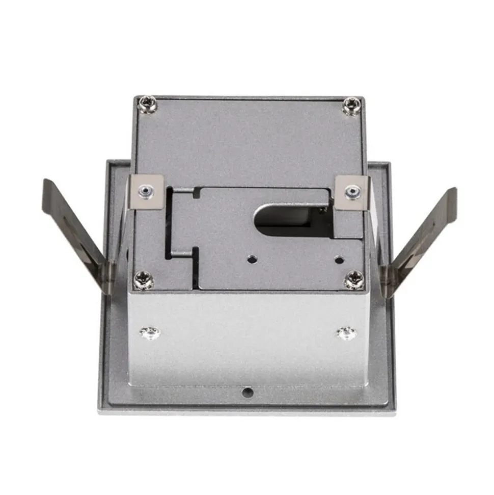 SLV Frame Curve LED-indbygningslampe sølv