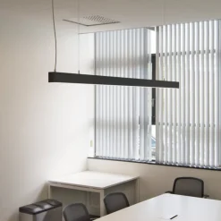 SLV Glenos LED-pendel 205 cm sort