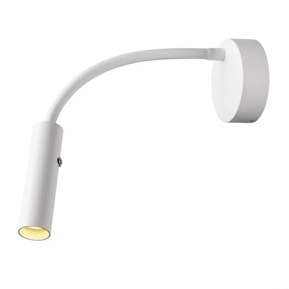 SLV Karpo Goose LED-væglampe, dæmpbar, hvid