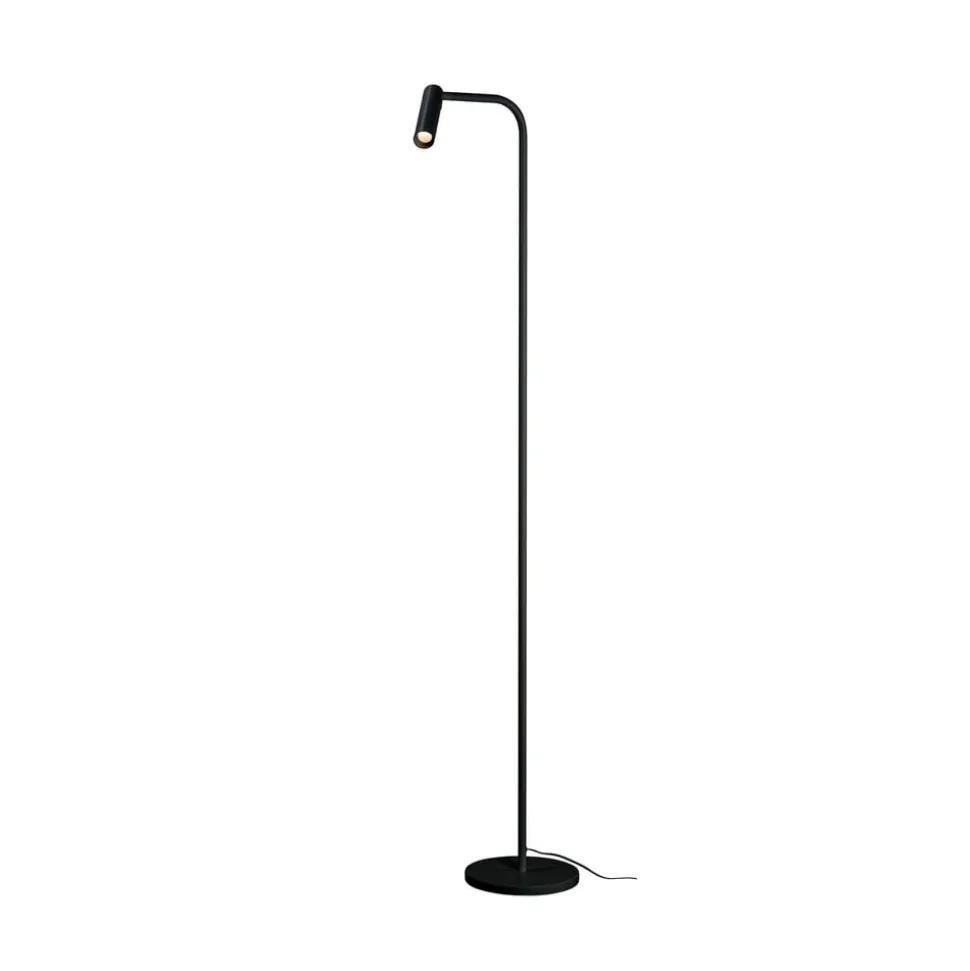 SLV Karpo LED-gulvlampe, med dæmper, sort
