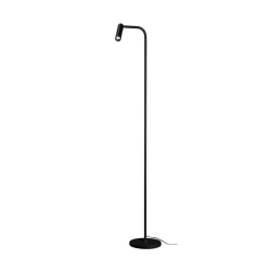 SLV Karpo LED-gulvlampe, med dæmper, sort