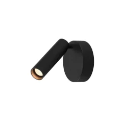 SLV LED-væglampe Karpo 30, sort, aluminium, bredde 9 cm