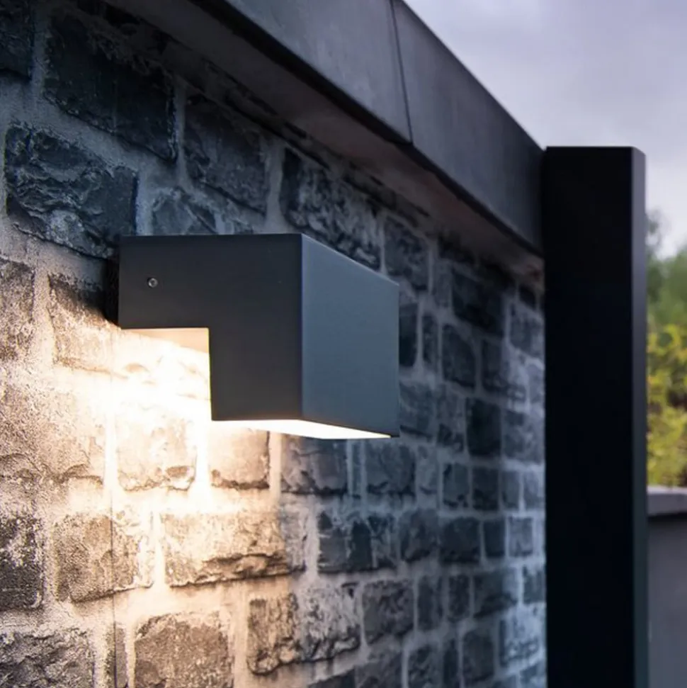 SLV L-Line Out LED udendørs væglampe CCT, bredde 15 cm