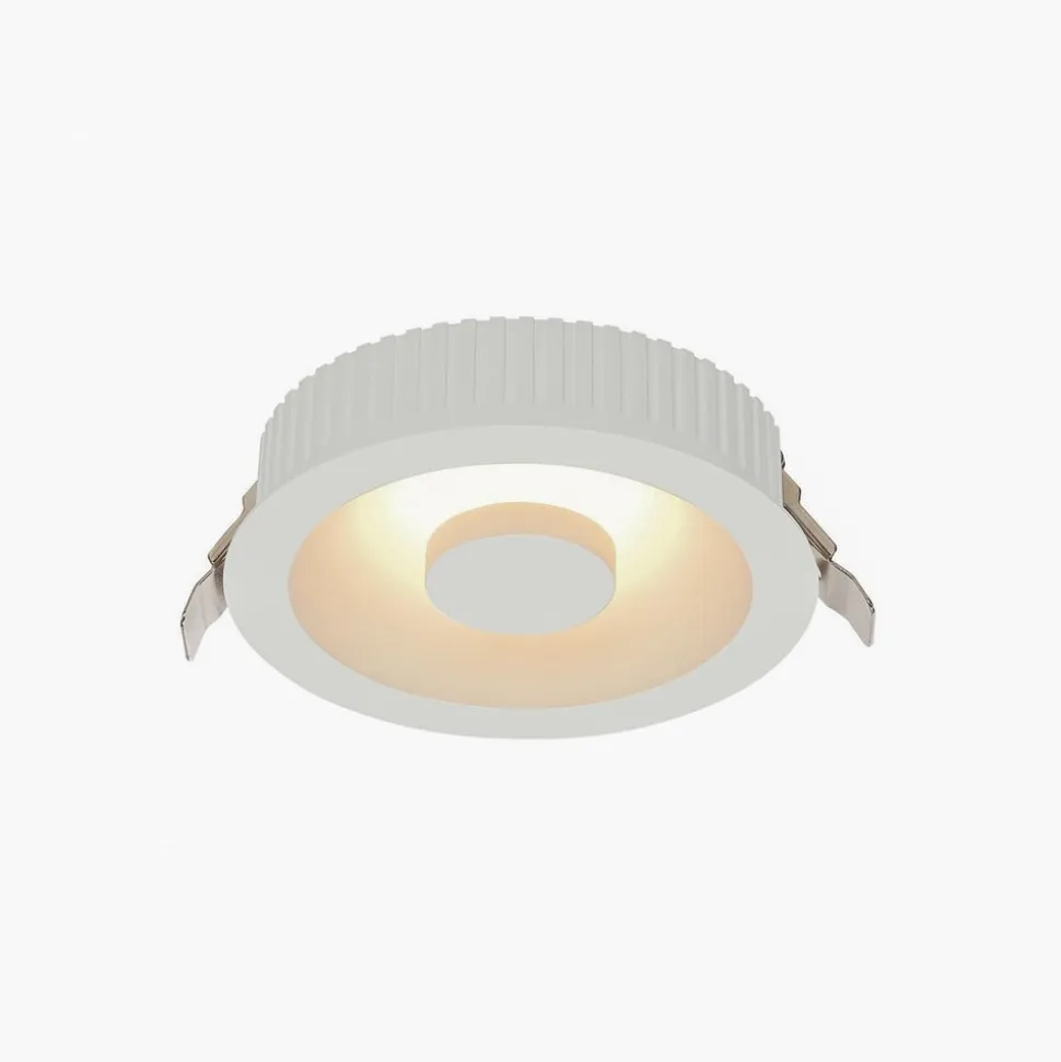 SLV Occuldas 14 indbygningslampe, hvid, aluminium, Ø 14 cm