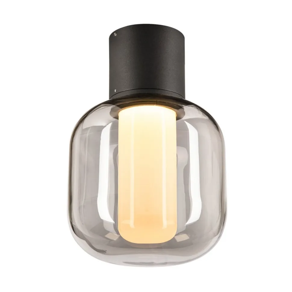 SLV Ovalisk LED udendørs loftslampe CCT