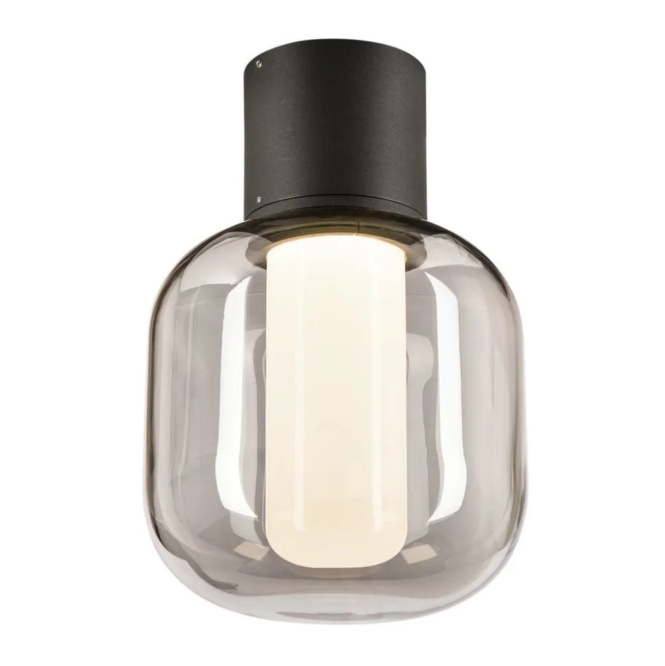 SLV Ovalisk LED udendørs loftslampe CCT