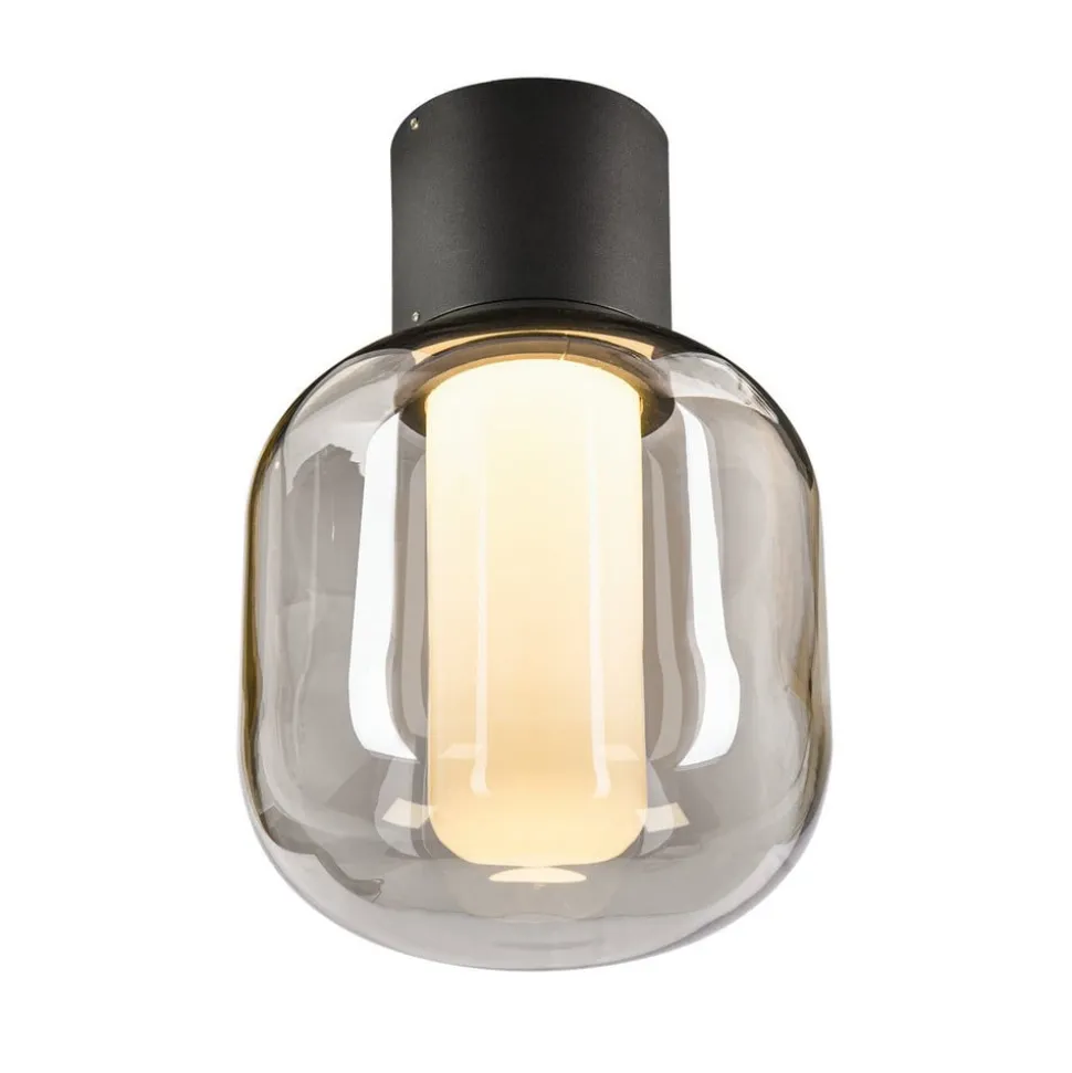 SLV Ovalisk LED udendørs loftslampe CCT
