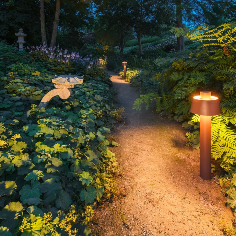 SLV Photoni 75, rustfarvet, aluminium, højde 75 cm