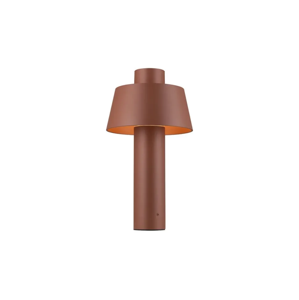 SLV Photoni 45 sokkellampe, rustfarvet, aluminium, højde 45 cm
