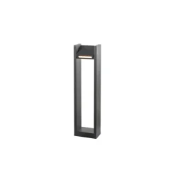 SLV Quad Pole LED-vejlampe, antracit, aluminium, højde 90 cm