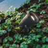 SLV Samrina lampe med jordspyd, sort, plast, højde 13 cm