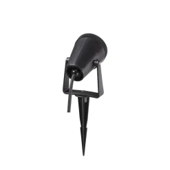 SLV Samrina lampe med jordspyd, sort, plast, højde 13 cm