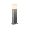 SLV sokkellampe Square Pole, højde 60 cm, grå, stål