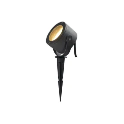 SLV spot med jordspyd Sitra, antracit, aluminium, højde 12 cm