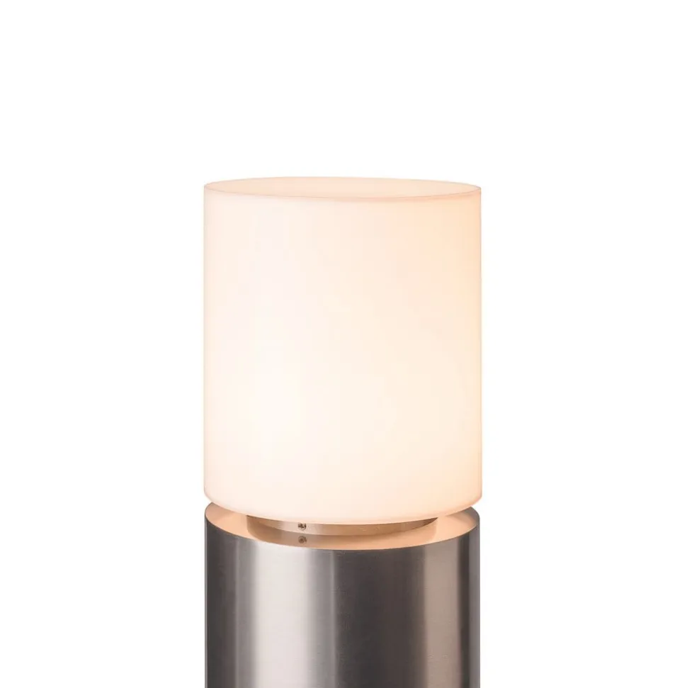 SLV vejlampe Roxy akryl, højde 90 cm, grå, stål