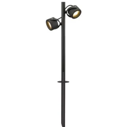 SLV vejlampe Sitra, 2 lyskilder, antracit, aluminium, GX53, IP44