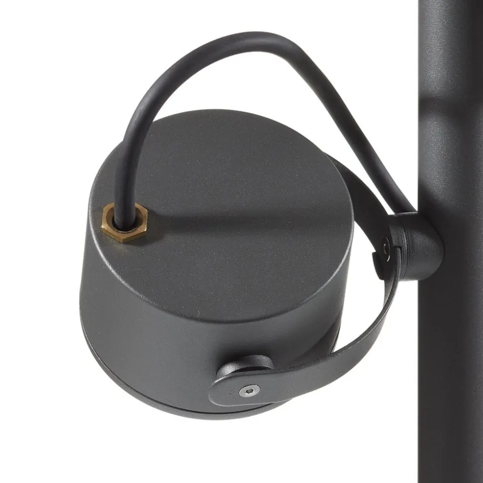 SLV vejlampe Sitra, 2 lyskilder, antracit, aluminium, GX53, IP44
