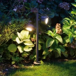 SLV vejlampe Sitra, 2 lyskilder, antracit, aluminium, GX53, IP44