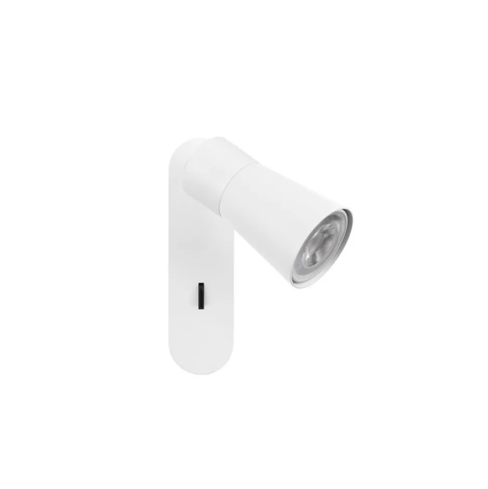 SLV væglampe Puri 2.0 Cone, hvid, bredde 15 cm, metal
