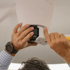 Smart LED-loftventilator Nepal, hvid, DC, støjsvag