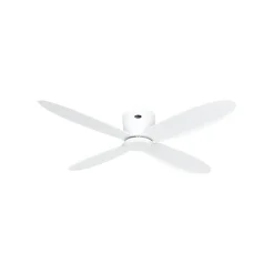 Smart loftventilator Eco Plano II, Ø 132 cm, hvid, DC