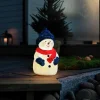 Snemand LED-dekorationsfigur, varmhvid, IP44