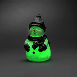 Snemand LED-dekorationsfigur, RGB-farveskift, IP44