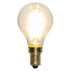 Soft Glow LED-pære E14 4 W 2.100 K dæmpes i 3 trin