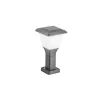 Sokkellampe Lena, 30 cm, mørkegrå, metal, E27, IP65