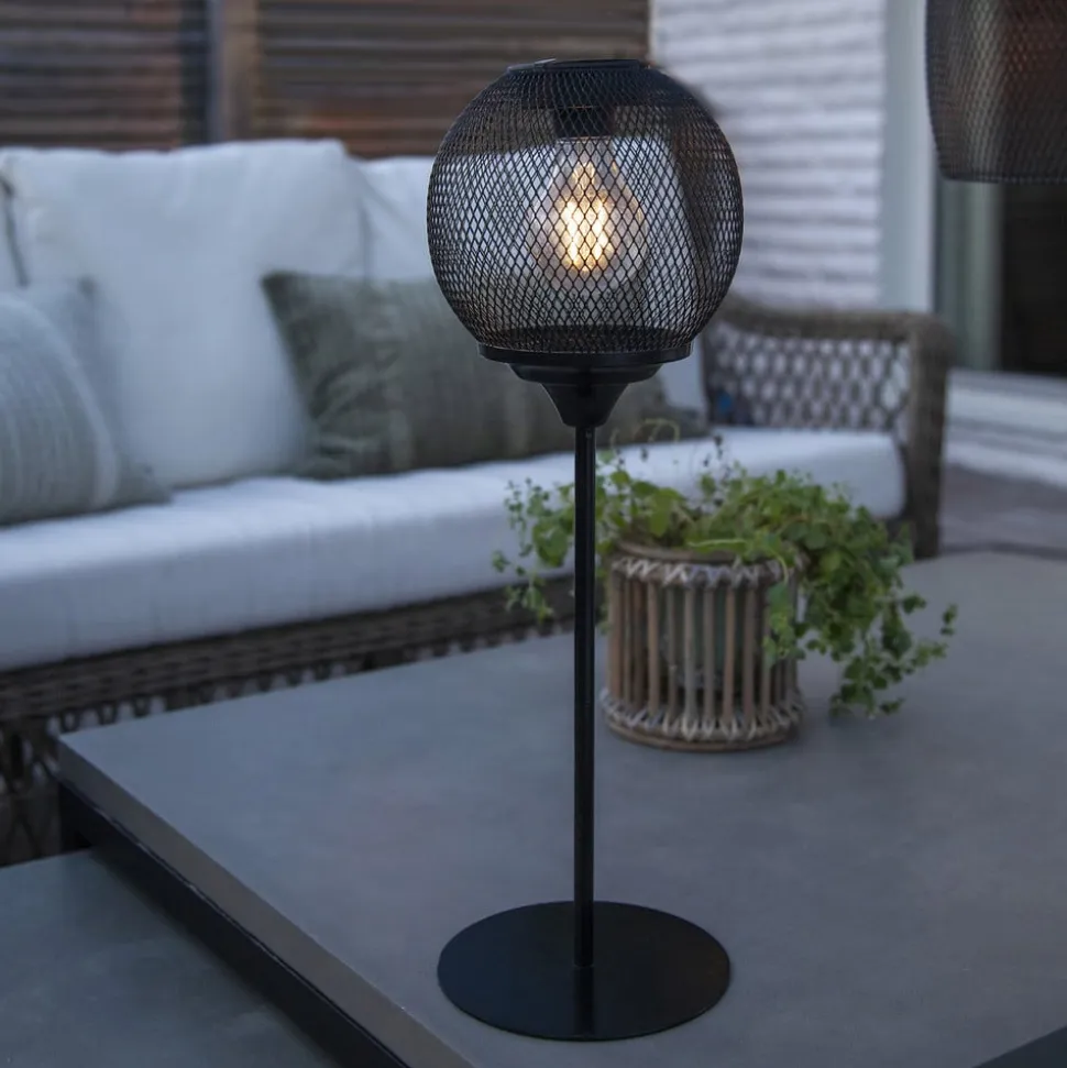 Solar LED-bordlampe Sunlight med væv