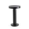 Solar-LED-bordlampe Cairo, sort, plast, IP44, 21cm