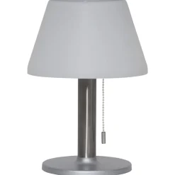 Solia LED-bordlampe med solcelle og trækafbryder