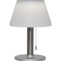 Solia LED-bordlampe med solcelle og trækafbryder