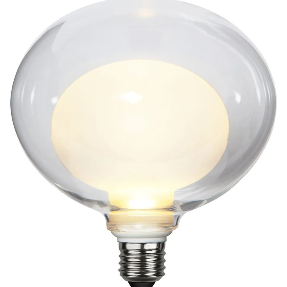 Space E27 G150 LED-pære 3,5 W, opal, 3-trins dæmp.