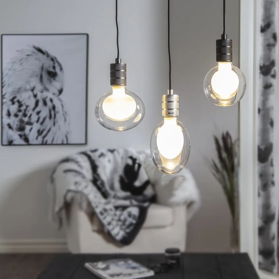 Space E27 G150 LED-pære 3,5 W, opal, 3-trins dæmp.