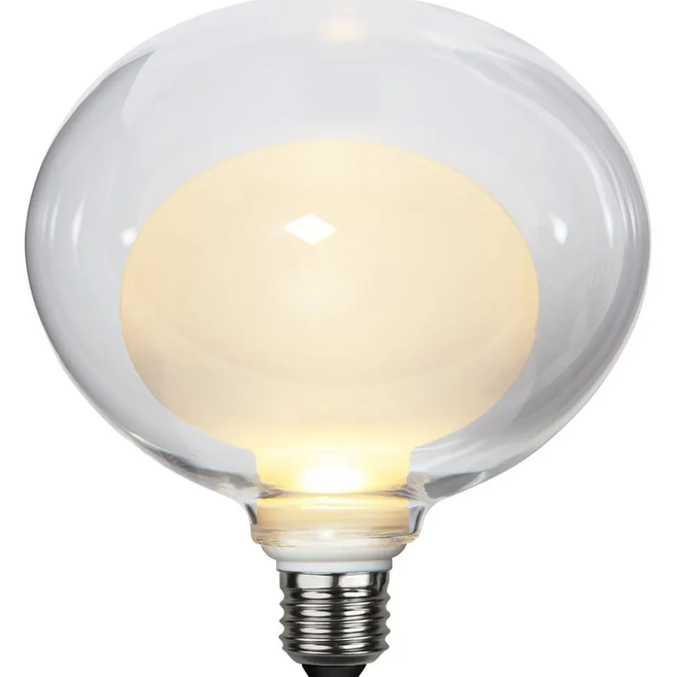 Space E27 G150 LED-pære 3,5 W, opal, 3-trins dæmp.