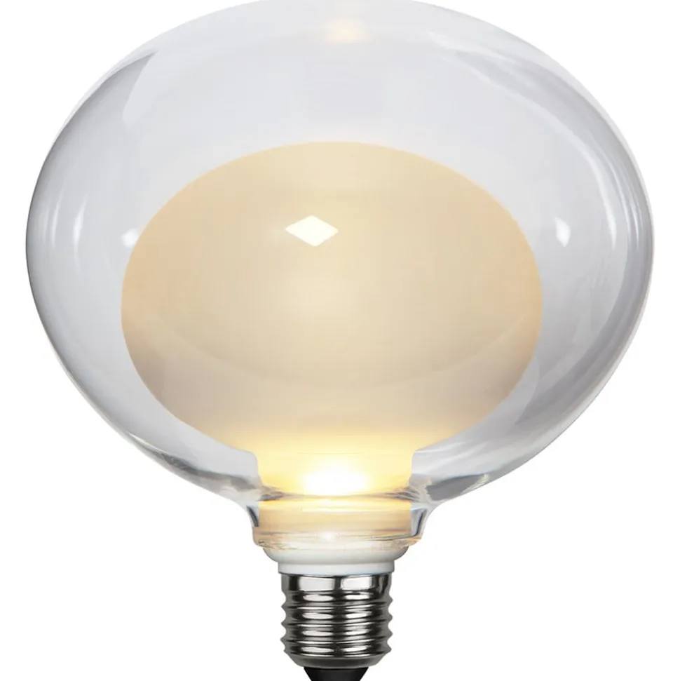 Space E27 G150 LED-pære 3,5 W, opal, 3-trins dæmp.