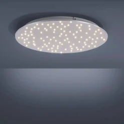 Sparkle LED-loftlampe CCT dim stål Ø 48cm