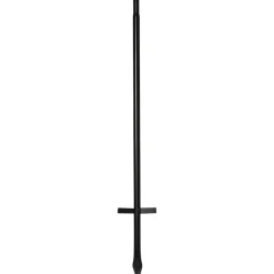 Sphere LED-lampe med jordspyd, sort, metal, sæt med 2 stk