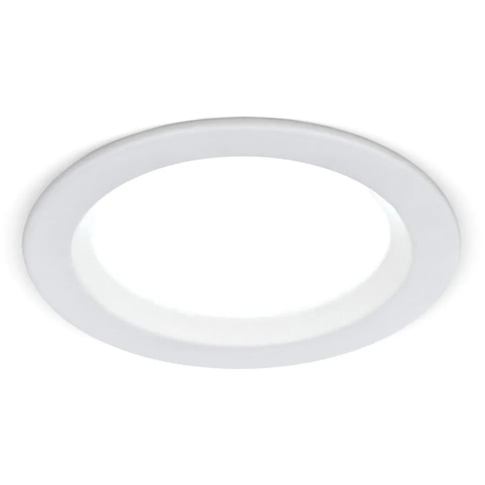 Spock LED-indbygningslampe Ø 9cm, hvid